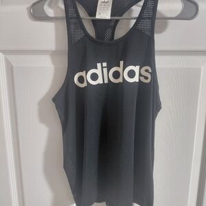 Adidas Women's Black Racerback Tank Top